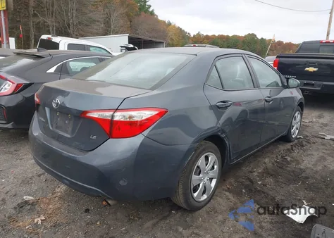 2015 Toyota Corolla Le z USA, uszkodzony, nr VIN 2T1BURHE2FC464133